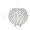 Elegant Designs™ Chrome Crystal Circular Bowl Candle Holder